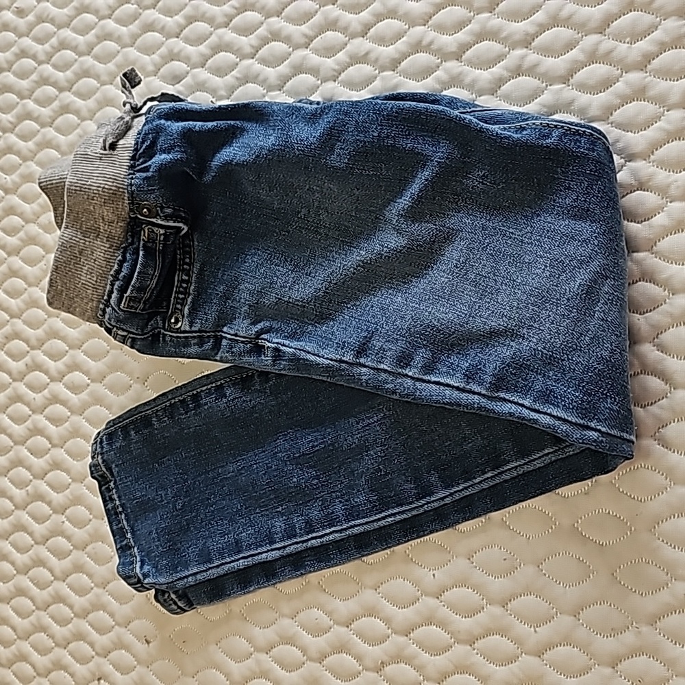 Cat & Jack girls pull on skinny jeans, light-Medium wash, size 5